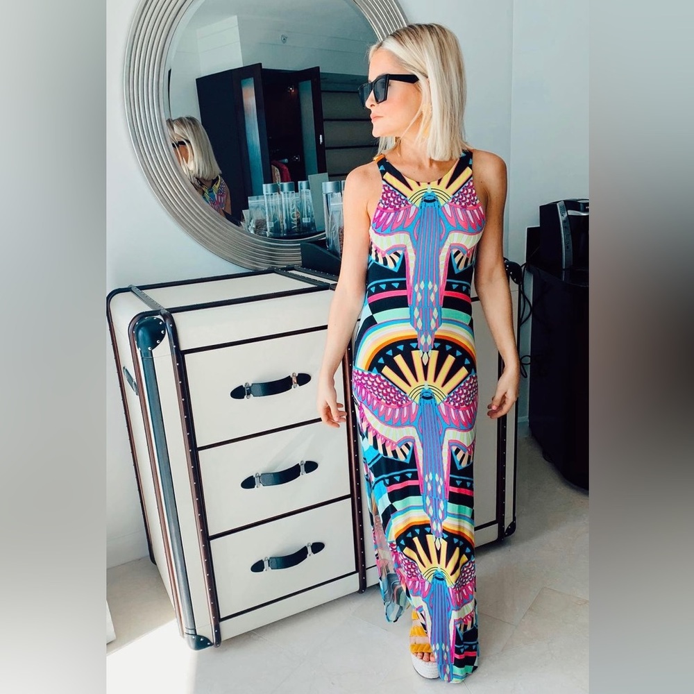 Mara Hoffman Maxi Dress Rainbow XS